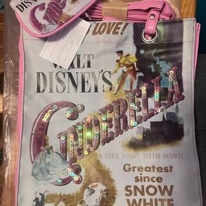 NWT Disney Direct Cinderella Tot & Wristlet Set